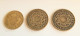 Lot De 3 Pieces Du Maroc De 1952 (1371) - Maroc