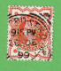 GBT1528- GRÃ-BRETANHA 1887_ 92- USD_ PERFURADO - Usados