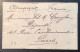 Russia1890’s Superb Miniature Cover ST PETERSBURG NUMERAL PMK “4”>Député Maurice Couyba, Paris (Lettre Envelope Imperial - Briefe U. Dokumente