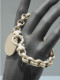 Delcampe - -JOLI ANCIEN BRACELET ARGENT GOURMETTE 925e BRELOQUE PIECE 100frs MARIE CURIE   E - Bracciali