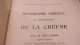 CREUSE 1935 S RIVIERE MONOGRAPHIE AGRICOLE DU DEPARTEMENT DE LA CREUSE  ENQUETE DE 1929 A 1932 - Limousin