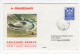 1976. UAE,ABU DHABI TO SWITZERLAND RECORDED AIRMAIL FIRST FLIGHT COVER ABU DHABI-GENEVA SWISSAIR,STADIUM - Abu Dhabi