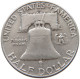 UNITED STATES OF AMERICA HALF DOLLAR 1960 D Franklin Silver Half Dollar #t141 0449 - 1948-1963: Franklin