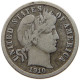 UNITED STATES OF AMERICA DIME 1910 BARBER #t144 0295 - 1892-1916: Barber