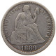 UNITED STATES OF AMERICA DIME 1889 SEATED LIBERTY #T068 0295 - 1837-1891: Seated Liberty (Libertà Seduta)