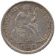 UNITED STATES OF AMERICA DIME 1888 SEATED LIBERTY #t115 0153 - 1837-1891: Seated Liberty