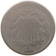 UNITED STATES OF AMERICA NICKEL 1870 SHIELD #a046 0675 - 1866-83: Escudo
