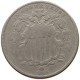 UNITED STATES OF AMERICA NICKEL 1866 SHIELD #t001 0249 - 1866-83: Shield (Écusson)
