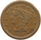 UNITED STATES OF AMERICA LARGE CENT 1851 BRAIDED HAIR #t001 0067 - 1840-1857: Braided Hair (Capelli Intrecciati)