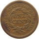 UNITED STATES OF AMERICA LARGE CENT 1851 BRAIDED HAIR #t001 0067 - 1840-1857: Braided Hair