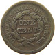 UNITED STATES OF AMERICA LARGE CENT 1852 Braided Hair #s002 0089 - 1840-1857: Braided Hair