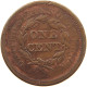 UNITED STATES OF AMERICA LARGE CENT 1851 Braided Hair #t143 0411 - 1840-1857: Braided Hair (Cheveux Tressés)