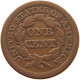 UNITED STATES OF AMERICA LARGE CENT 1849 Braided Hair #t143 0405 - 1840-1857: Braided Hair