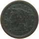 UNITED STATES OF AMERICA LARGE CENT 1851 Braided Hair #c020 0299 - 1840-1857: Braided Hair (Cheveux Tressés)