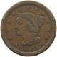 UNITED STATES OF AMERICA LARGE CENT 1850 BRAIDED HAIR #t001 0075 - 1840-1857: Braided Hair