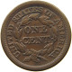 UNITED STATES OF AMERICA LARGE CENT 1848 BRAIDED HAIR #t141 0279 - 1840-1857: Braided Hair