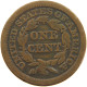 UNITED STATES OF AMERICA LARGE CENT 1848 BRAIDED HAIR #t114 1073 - 1840-1857: Braided Hair (Cheveux Tressés)