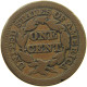 UNITED STATES OF AMERICA LARGE CENT 1849 BRAIDED HAIR #t141 0259 - 1840-1857: Braided Hair (Capelli Intrecciati)