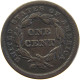 UNITED STATES OF AMERICA LARGE CENT 1841 Braided Hair #c050 0525 - 1840-1857: Braided Hair (Capelli Intrecciati)