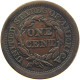 UNITED STATES OF AMERICA LARGE CENT 1843 Braided Hair #c050 0523 - 1840-1857: Braided Hair (Cheveux Tressés)