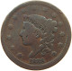 UNITED STATES OF AMERICA LARGE CENT 1838 Coronet Head #t143 0401 - 1816-1839: Coronet Head (Tête Couronnée)