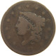 UNITED STATES OF AMERICA LARGE CENT 1837 Coronet Head #a041 0427 - 1816-1839: Coronet Head