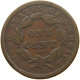 UNITED STATES OF AMERICA LARGE CENT 1838 CORONET HEAD #t141 0277 - 1816-1839: Coronet Head (Testa Coronata