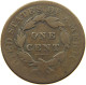 UNITED STATES OF AMERICA LARGE CENT 1834 CORONET HEAD #t141 0281 - 1816-1839: Coronet Head (Testa Coronata
