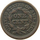 UNITED STATES OF AMERICA LARGE CENT 1847 BRAIDED HAIR #t141 0317 - 1840-1857: Braided Hair (Cheveux Tressés)