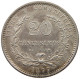 URUGUAY 20 CENTESIMOS 1877  #t064 0157 - Uruguay