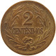 URUGUAY 2 CENTESIMOS 1944  #a085 0719 - Uruguay