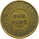 UNITED STATES OF AMERICA TOKEN  TOKEN ONE FARE METROPOLITAN TRANSIT AUTHORITY #a053 0405 - Andere & Zonder Classificatie