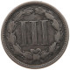 UNITED STATES OF AMERICA THREE CENT NICKEL 1868  #t143 0371 - E.Cents De 2, 3 & 20