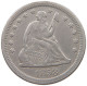 UNITED STATES OF AMERICA QUARTER 1858 SEATED LIBERTY #t156 0019 - 1838-1891: Seated Liberty