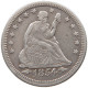 UNITED STATES OF AMERICA QUARTER 1854 O SEATED LIBERTY #t143 0325 - 1838-1891: Seated Liberty (Liberté Assise)