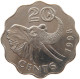 SWAZILAND 20 CENTS 1998  #s027 0107 - Swasiland