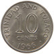 TRINIDAD AND TOBAGO 10 CENTS 1966  #s066 0173 - Trinité & Tobago