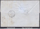 FRANCE N° 22 SUR LETTRE AVEC GC 2986 PORT LA NOUVELLE + VARIÉTÉ PLI ACCORDÉON - 1862 Napoleone III