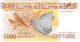 H 1 Nouvelle Caledonie Caledonia Billet Banque Monnaie Banknote IEOM 1000 F Cagou Perruche Tortue Turtle Mint UNC - Territorios Francés Del Pacífico (1992-...)