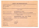 Belgique Entier Postal Stationery 15.IV 1f50 Bericht Van Adresverandering Leuven Flamme Vermeld De Postnummers - Avis Changement Adresse