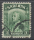 Sarawak Scott 113 - SG108a, 1934 Sir Charles Vyner Brooke 3c Used - Sarawak (...-1963)