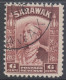 Sarawak Scott 117 - SG111a, 1934 Sir Charles Vyner Brooke 6c Used - Sarawak (...-1963)