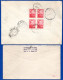 2110. POLAND 4 NICE COVERS TO USA 1948-1949 3 MULTIFRANKED - Covers & Documents