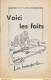 VOICI LES FAITS : LES TRANSPORTS LE CHEMIN DE FER - N° 3   1950  -  15 PAGES - 13,5 X 22cm - Bahnwesen & Tramways