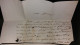 1854 - CORREIO MARITIMO - PAQUETE BRITANICO - B.C CADIZ - CORTES DE DESINFECTAÇÂO - Lettres & Documents