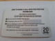 GREAT BRITAIN /20 UNITS / GERHARD MERCATOR 1569 / INVENTOR    /  / (date 06/00) PREPAID CARD / MINT  **15757** - Collections