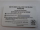 GREAT BRITAIN /20 UNITS / BERLIN AIRLIFT MEMORIAL/ AIRPLANE     /  / (date 09/98) PREPAID CARD / MINT  **15759** - Verzamelingen