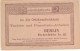 Entier De La Poste Locale Allemande De Berlin Avec Réponse Payée (1887) : Caisse Sociale Des Facteurs De Pianos - Musique