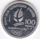 100 Francs 1989 Patinage Artistique , Jeux Olympiques D’Hivers D’Albertville 92, En Argent - 100 Francs