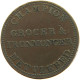 GREAT BRITAIN FARTHING 1835 Oxfordshire NETTLEBED Farthing Token 1835 CHAMPION GROCER & IRONMONGER #t021 0157 - B. 1 Farthing